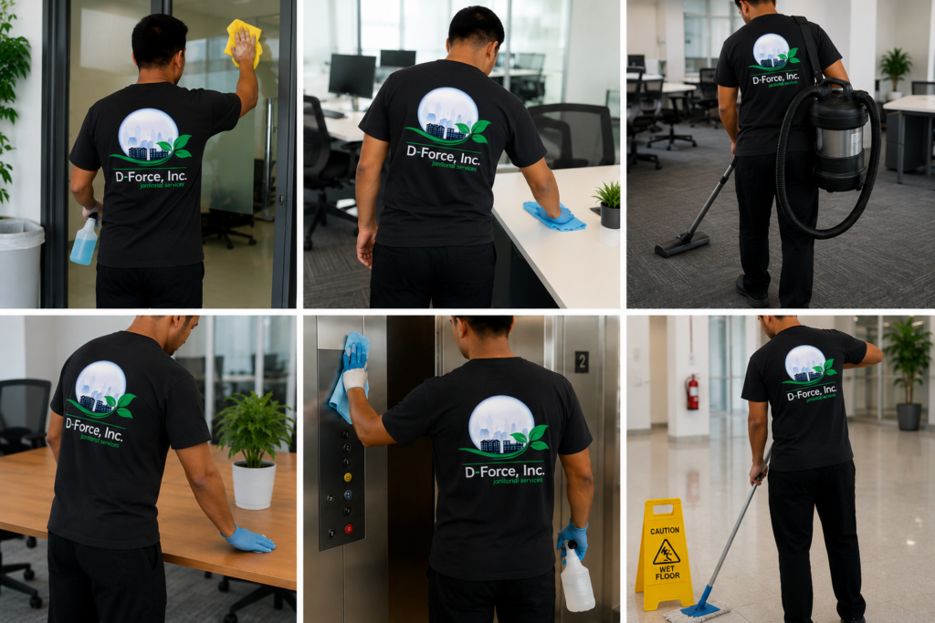 D-Force Janitorial commercial office cleaning service in Miami
