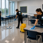 dforce janitorial school cleaning team Miami